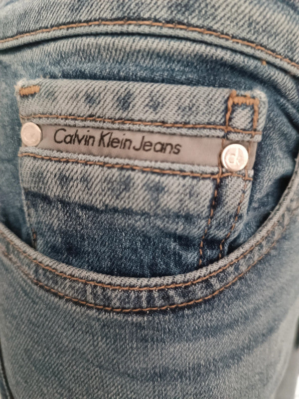 Jean Calvin Klein Droit Ombré - Coupe Straight & Taille Mi-Haute taille W26