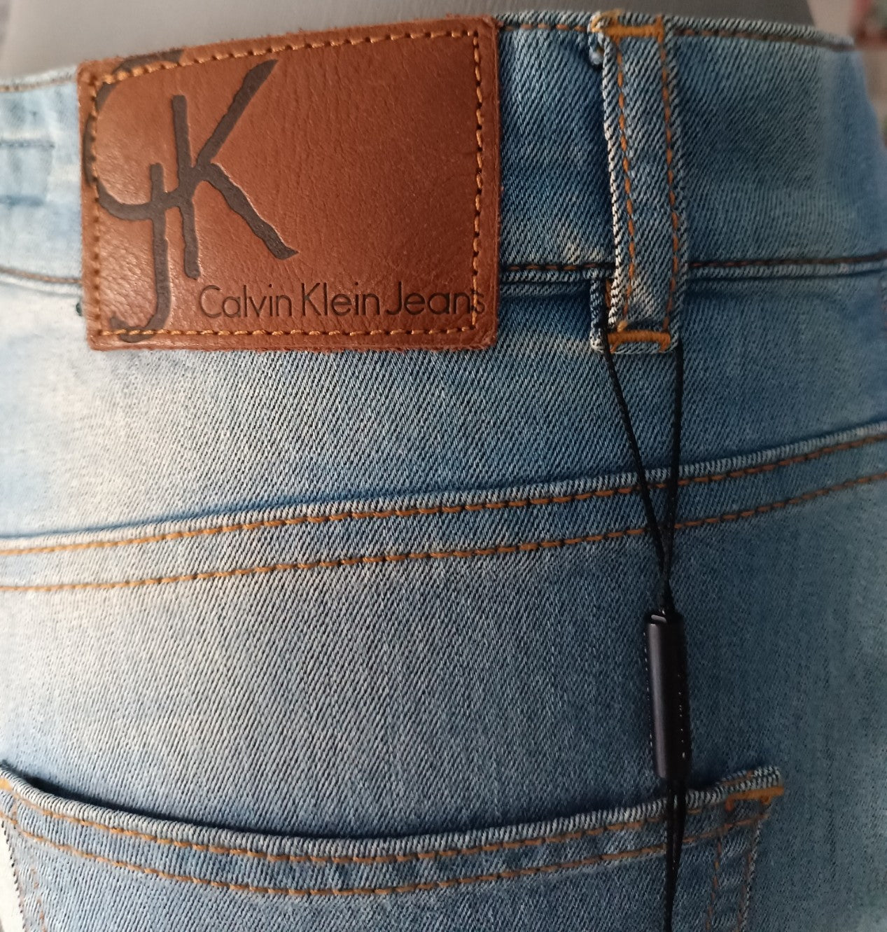 Jean Calvin Klein Femme Rockness Stretch Bleu Clair W27xL32