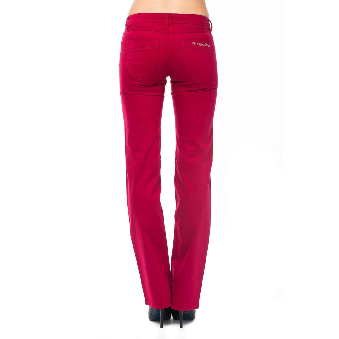 Pantalon Ungaro Fever Rouge Élégant - Coupe Moderne Femme