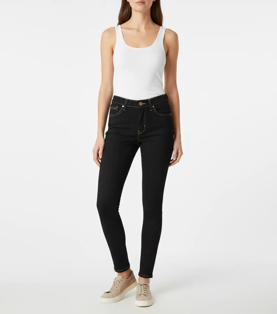 Jeans Calvin Klein noir - Vue de face