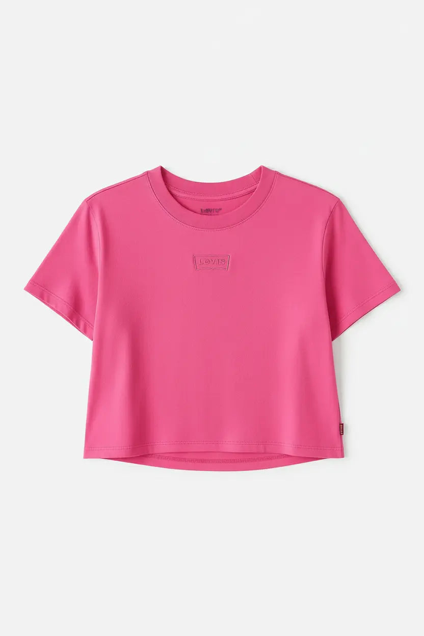 T-shirt Levi's rose à plat