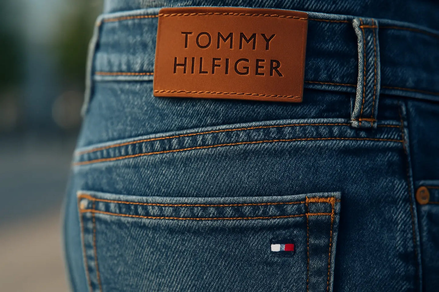 Texture denim et coutures