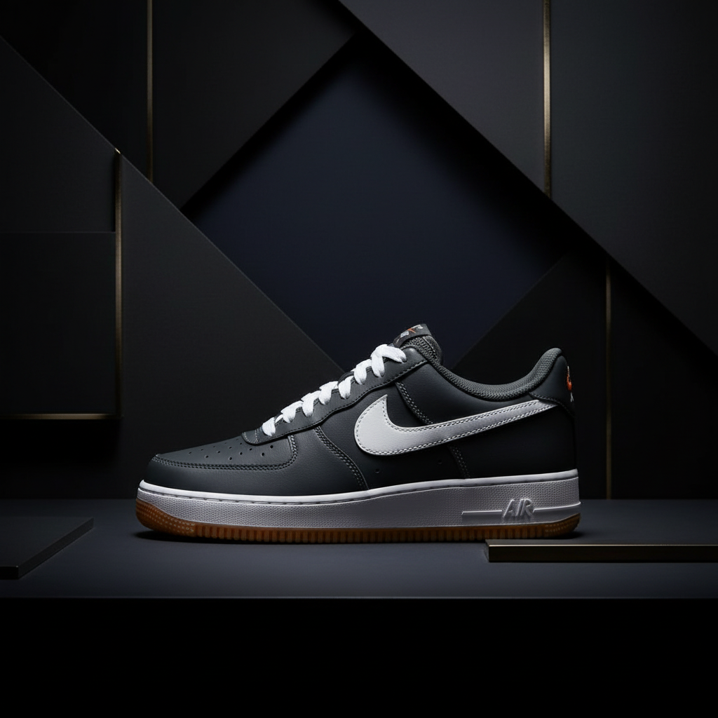 Nike Sneakers Homme Noir - Baskets Mode Premium Cuir et Synthétique