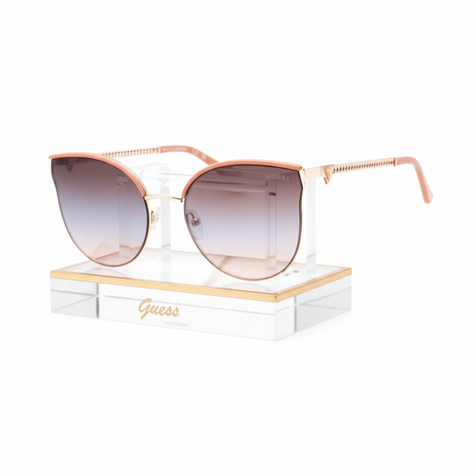 Lunettes de Soleil Cat-Eye Rose Gold Guess - Monture Métal Premium Femme - IMPOSE TON STYLL