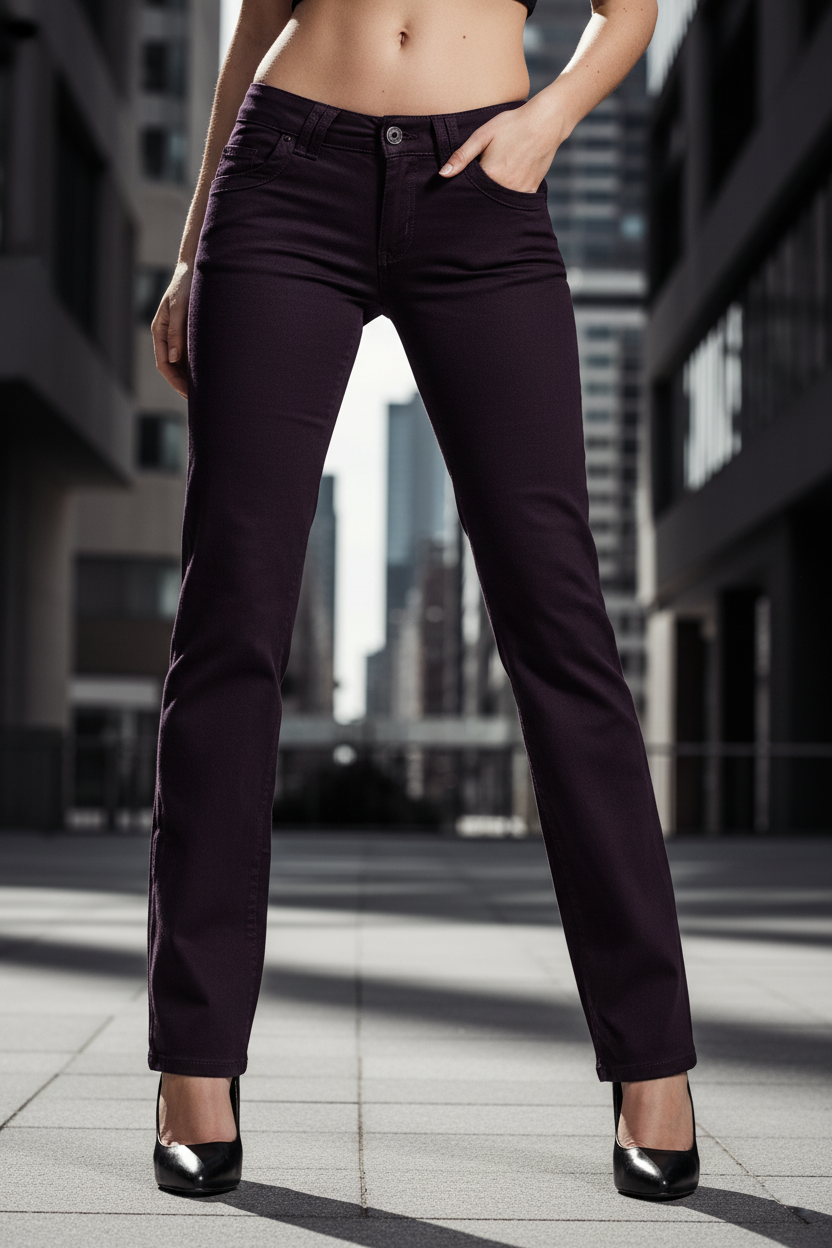 Pantalon Femme Ungaro Fever Prune Premium - Élégance Italienne - IMPOSE TON STYLL