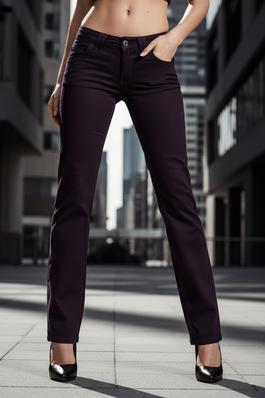 Pantalon Femme Ungaro Fever Prune Premium - Élégance Italienne - IMPOSE TON STYLL