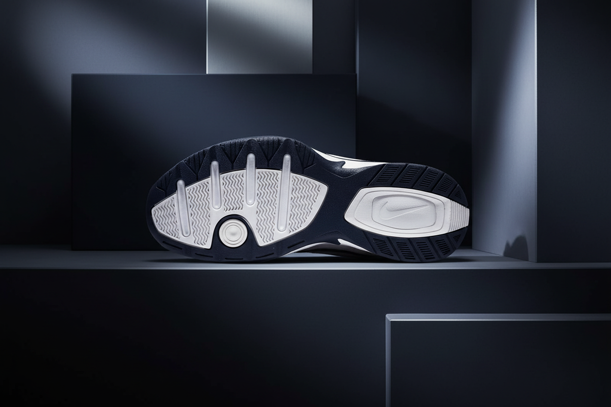 Nike Sneakers Homme Blanc - Baskets Cuir Premium 415445-102