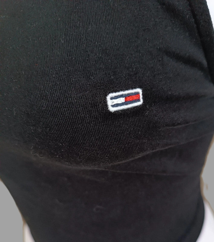 Top Dos Nu Tommy Hilfiger Noir Femme – TJW Crop Open Black Top – Taille M