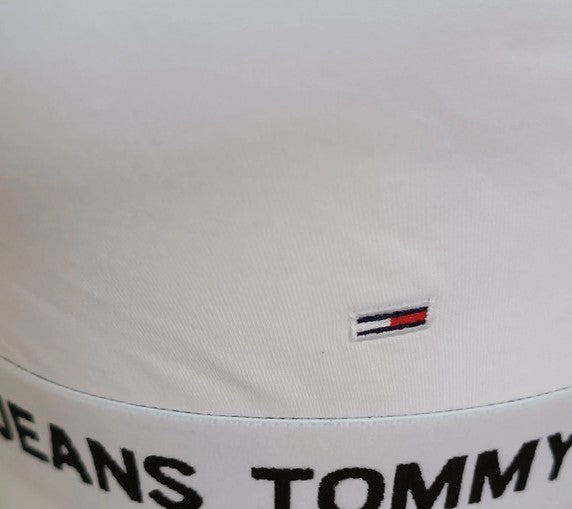 Brassière  Tommy Jeans Blanche élastique imprimé taille XS