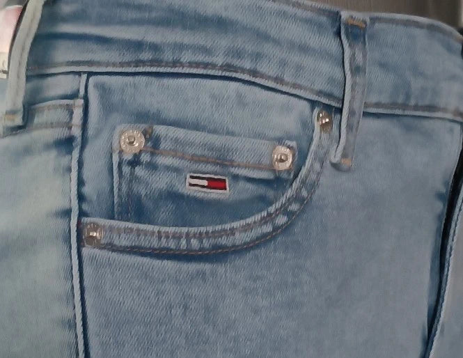 Jean Tommy Jeans Nora Mid Skinny Femme - Bleu Clair Délavé W30xL32 Tommy Jeans