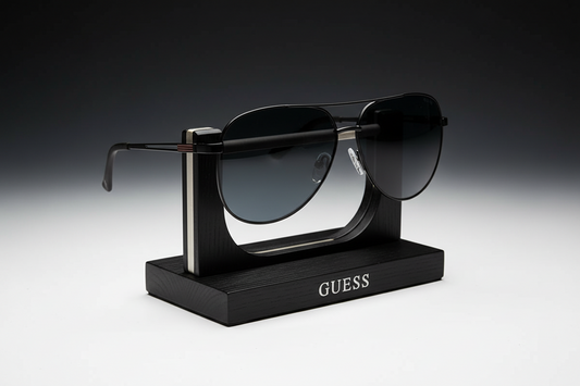 Lunettes de Soleil Aviateur Guess - Monture Métal Noir Premium - IMPOSE TON STYLL