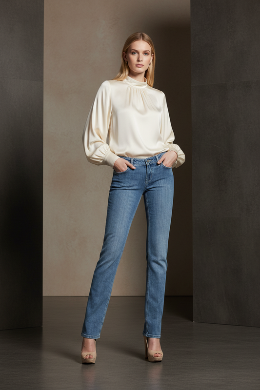 Jean Femme Bleu Ungaro Fever - Denim Premium Made in Italy