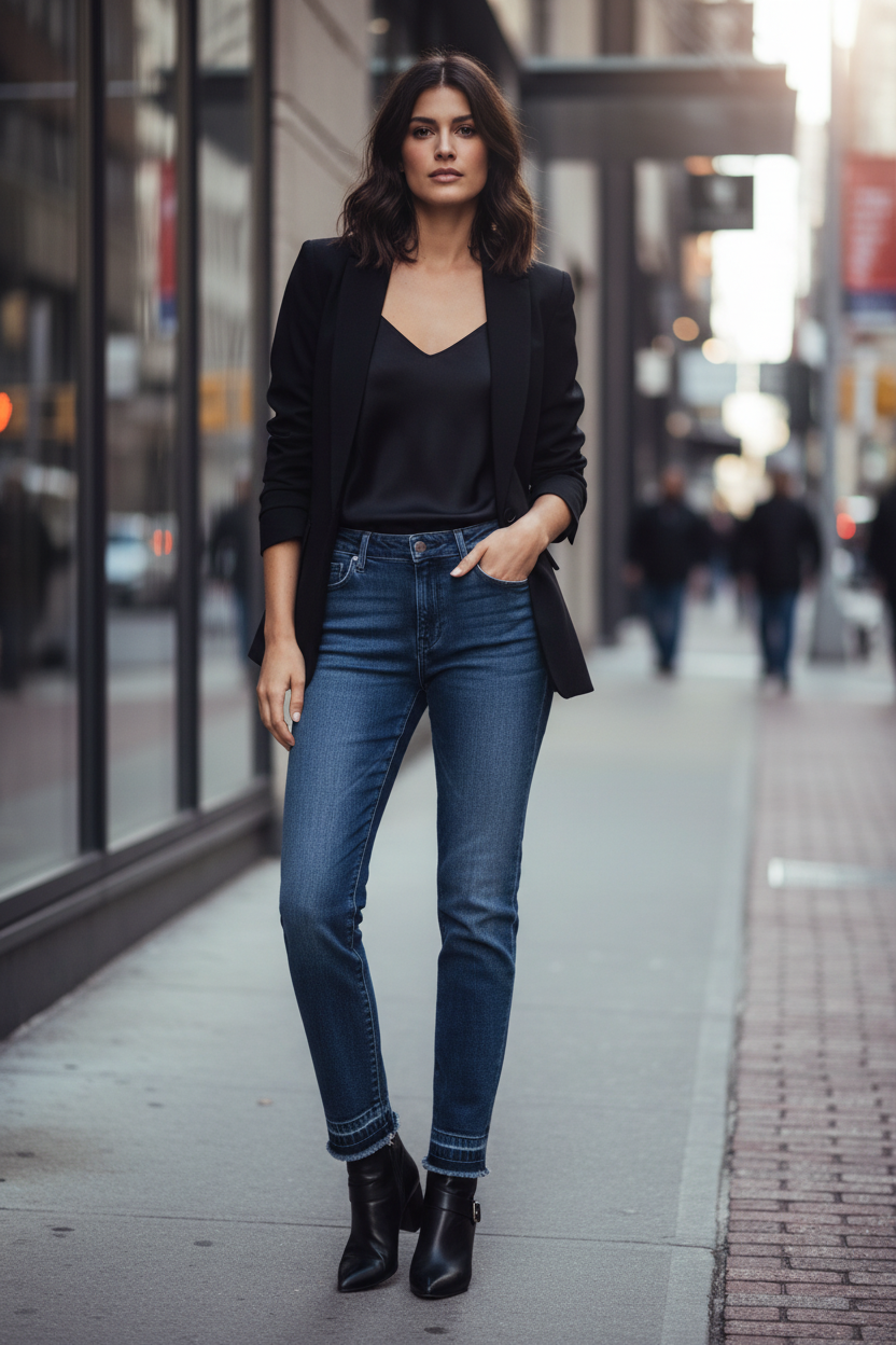 Jean Femme Jacob Cohen Jocelyn Slim Bleu Délavé - Made in Italy - IMPOSE TON STYLL