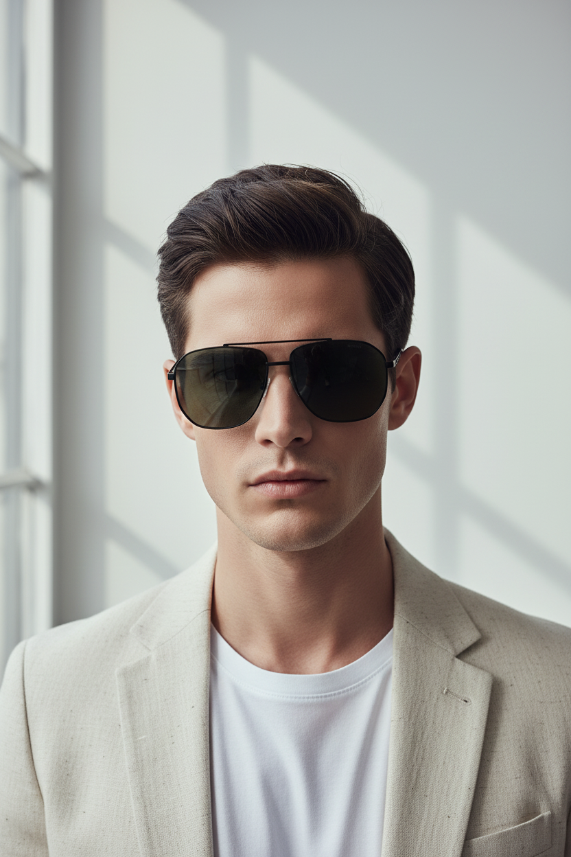 Lunettes de Soleil Guess GF5092 02N - Monture Métal Noir Homme - IMPOSE TON STYLL