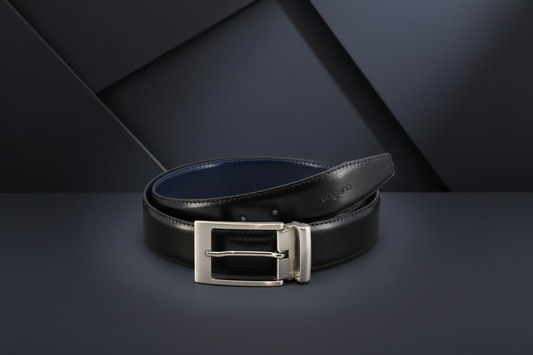Ceinture Ungaro Homme Cuir Italien Noir - Élégance Intemporelle Made in Italy - IMPOSE TON STYLL