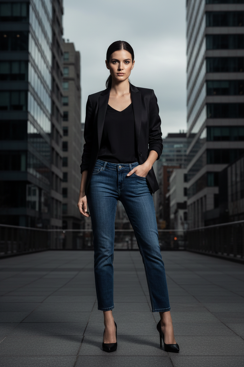 Jean Ungaro Fever Bleu Délavé Premium - Coupe Élégante Femme - IMPOSE TON STYLL