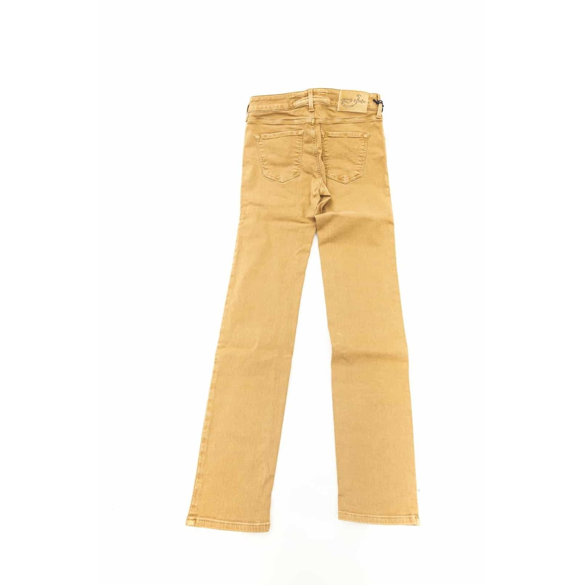 Jean Femme Jacob Cohen Jocelyn Slim Biscotto Beige - Made in Italy - IMPOSE TON STYLL