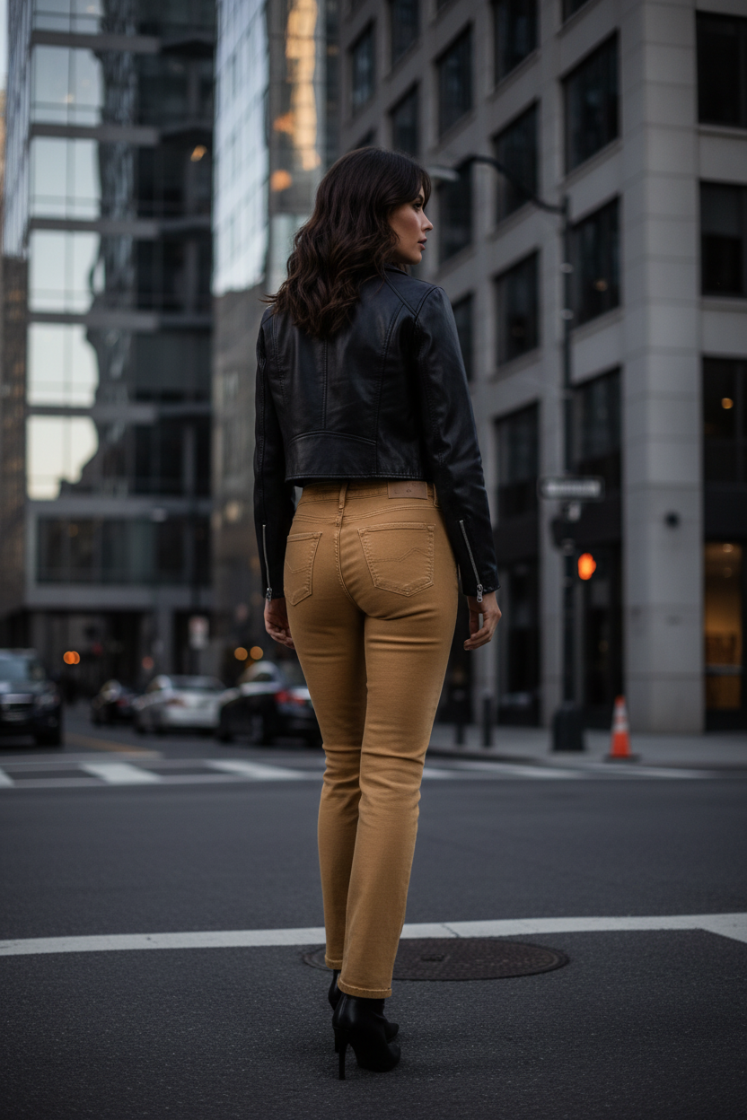 Jean Femme Jacob Cohen Jocelyn Slim Biscotto Beige - Made in Italy - IMPOSE TON STYLL