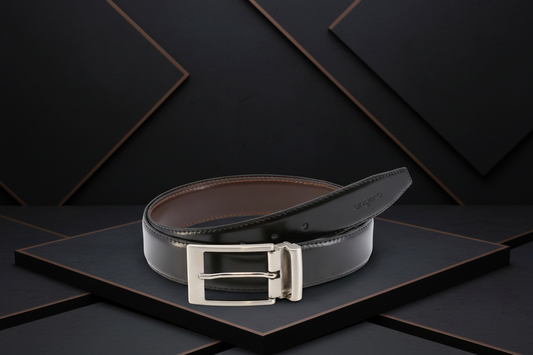 Ceinture Ungaro Homme Cuir Italien Noir - Élégance Intemporelle Made in Italy - IMPOSE TON STYLL