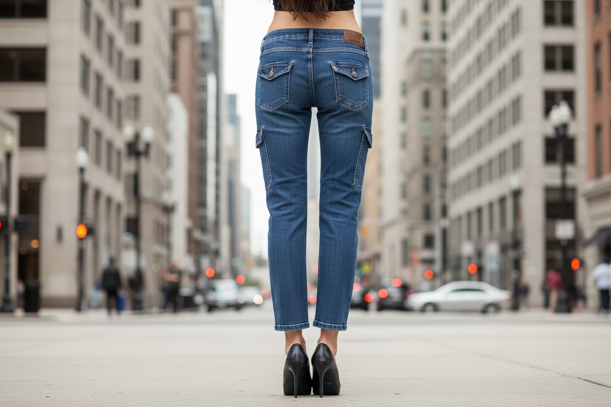 Jean Femme Bleu Ungaro Fever - Denim Premium Made in Italy