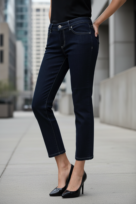 Jean Ungaro Fever Bleu Nuit Premium - Coupe Sophistiquée Femme - IMPOSE TON STYLL