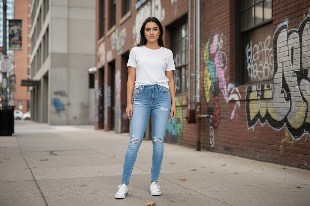 Jean Calvin Klein High Rise Skinny Ankle  - Bleu Clair W28 IMPOSE TON STYLL