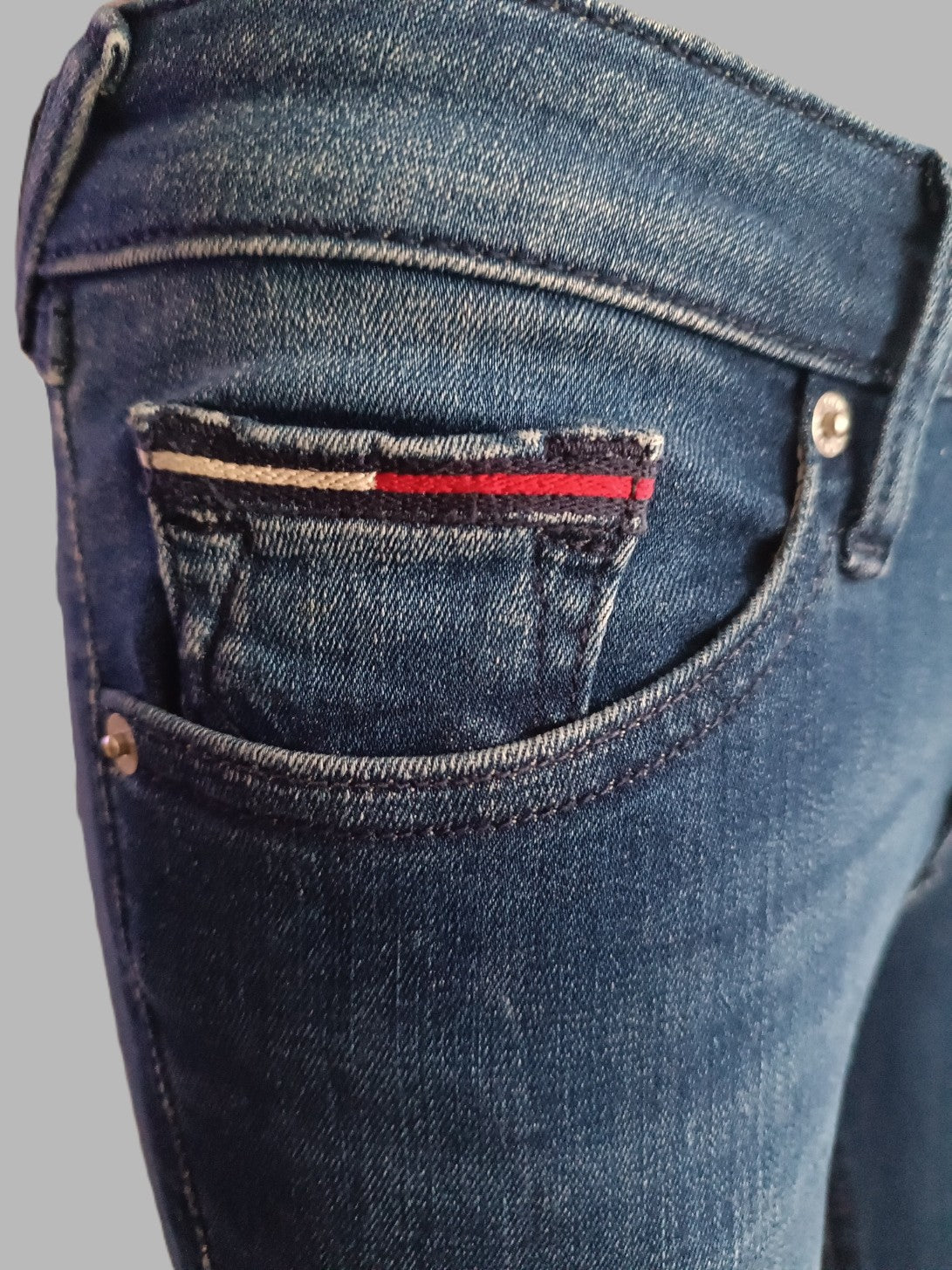 Jean Tommy Jeans Sophie Low Rise Skinny Femme - Denim Bleu Foncé taille W26xL28 Tommy Jeans