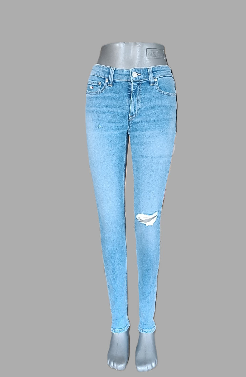 Jean Femme Tommy Jeans Nora Mid Skinny Bleu Clair - W27 L32 Tommy Jeans