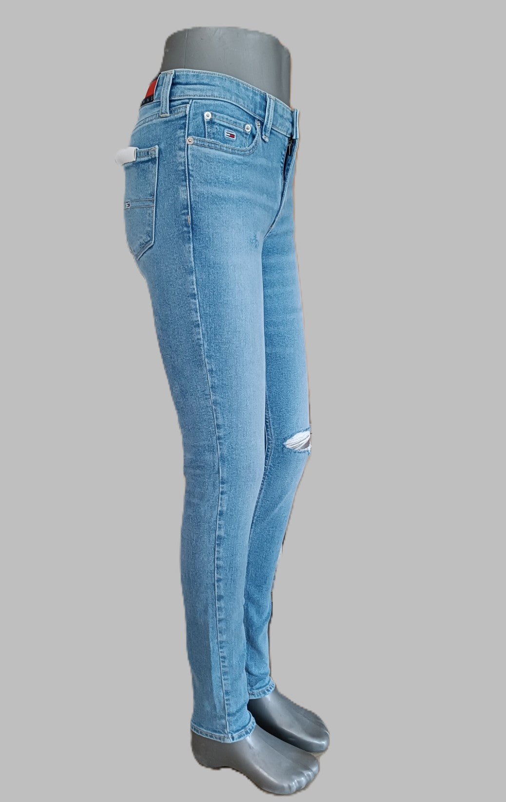 Jean Femme Tommy Jeans Nora Mid Skinny Bleu Clair - W27 L32 Tommy Jeans