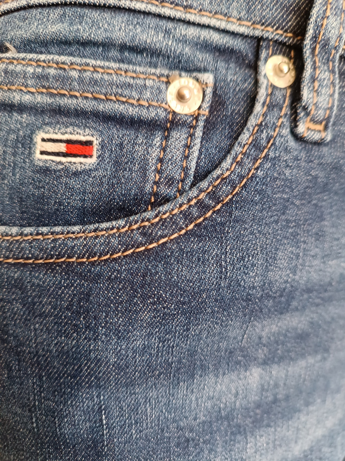 Jean Tommy Jeans Sylvia High Flare Taille Haute Bleu Délavé Femme taille W28xL28 Tommy Jeans