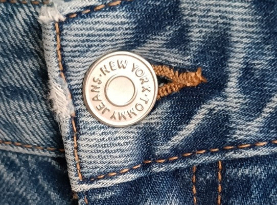 Jean Tommy Jeans Femme Straight Leg Medium Blue Délavé - SOPHIE LW STR Taille : W27 L32 Tommy Jeans
