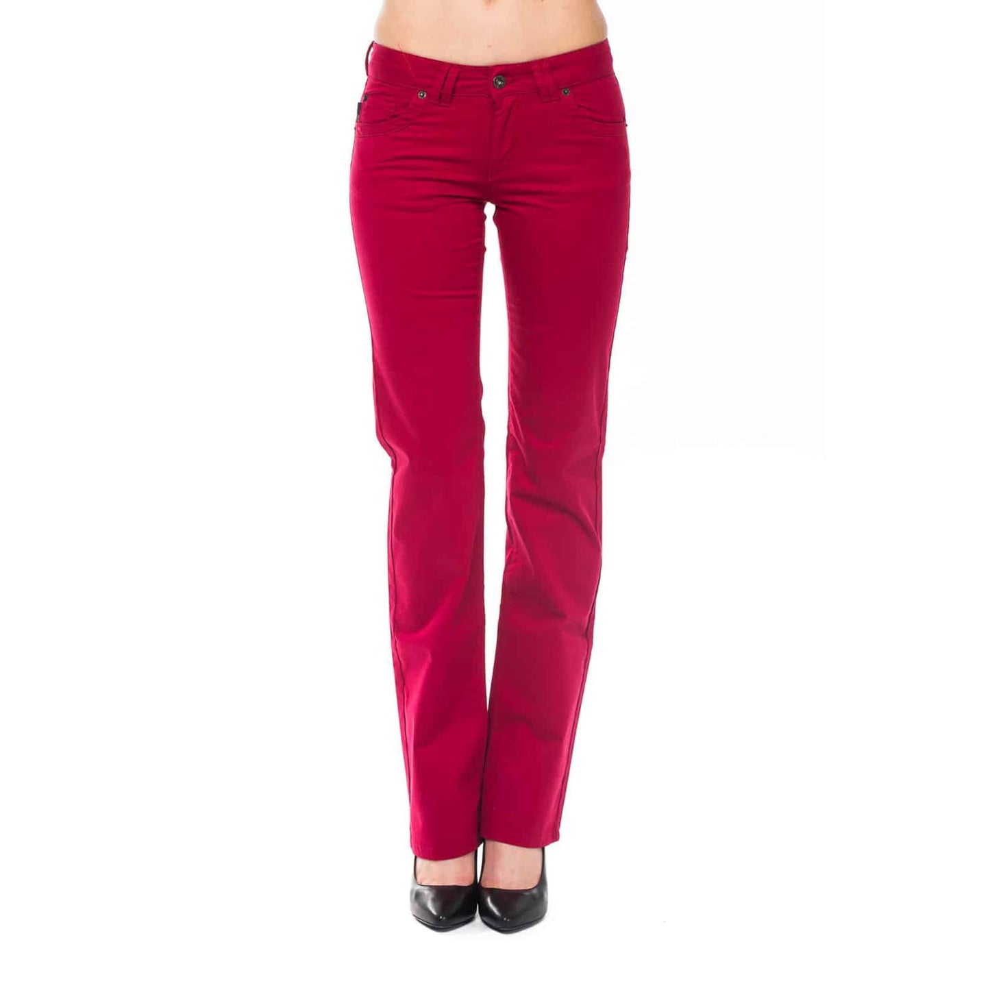 Pantalon Ungaro Fever Rouge Élégant - Coupe Moderne Femme