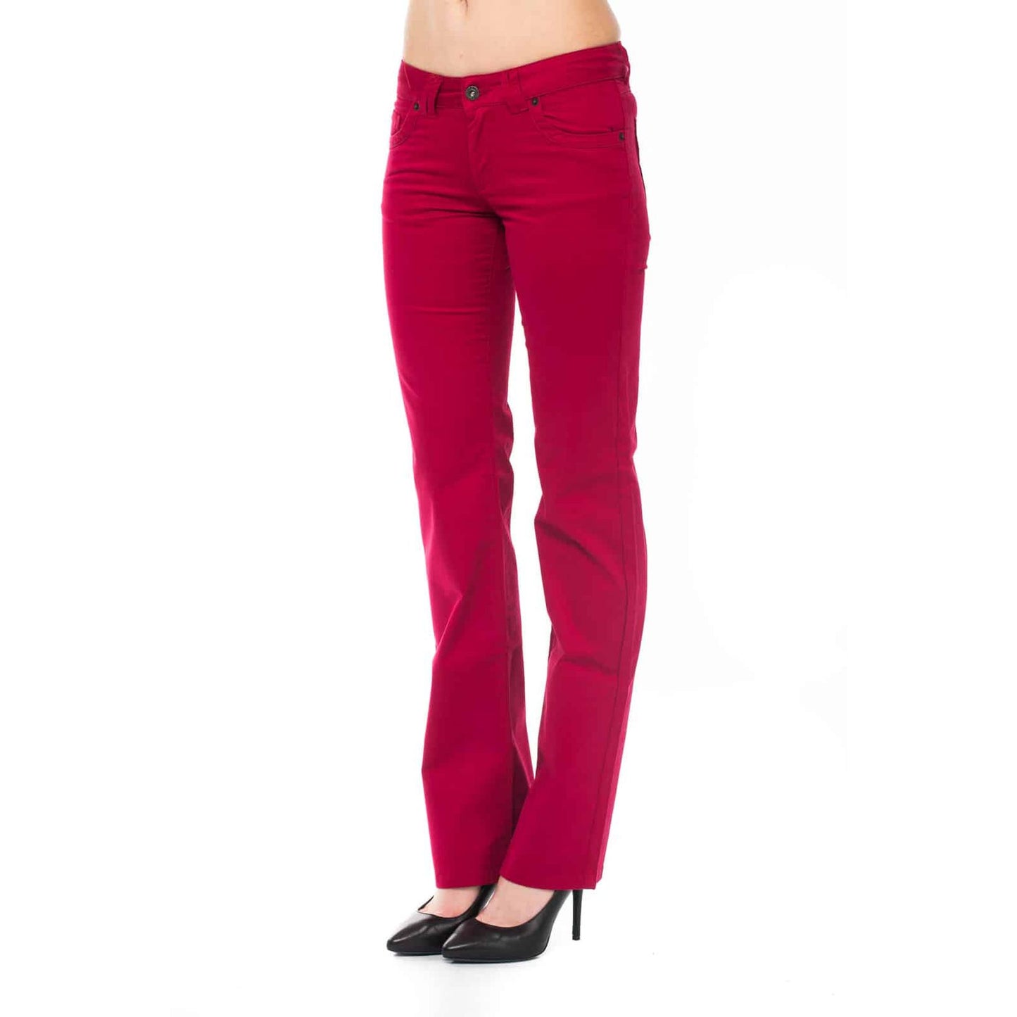 Pantalon Ungaro Fever Rouge Élégant - Coupe Moderne Femme