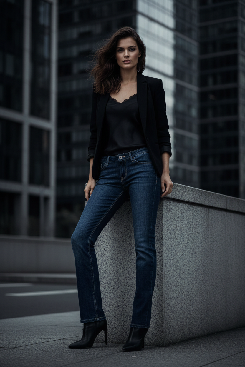 Jean Ungaro Fever Bleu  Premium - Coupe Moderne Femme - IMPOSE TON STYLL