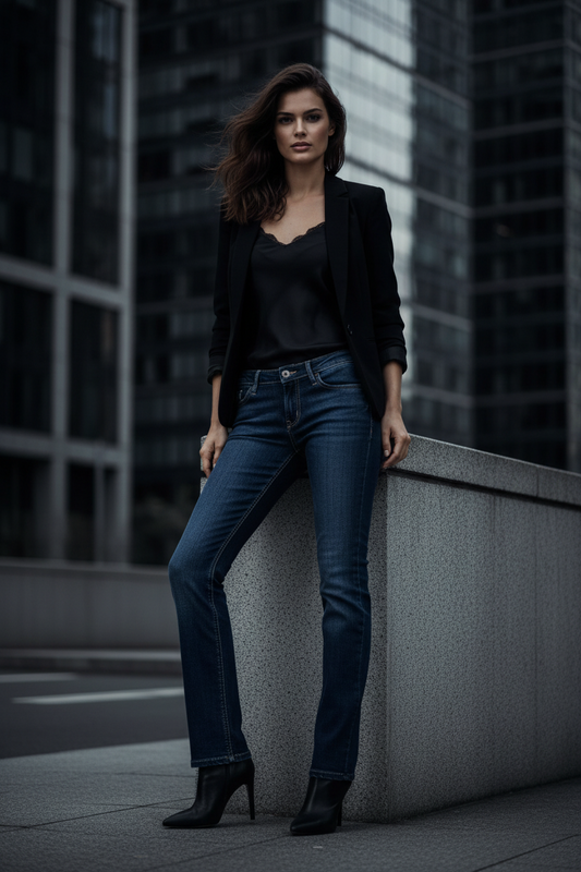 Jean Ungaro Fever Bleu  Premium - Coupe Moderne Femme - IMPOSE TON STYLL