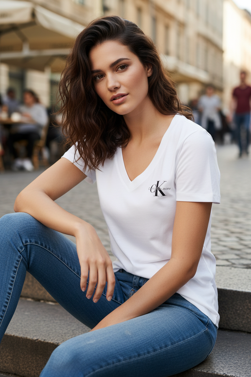 CK Blanc – Pose casual