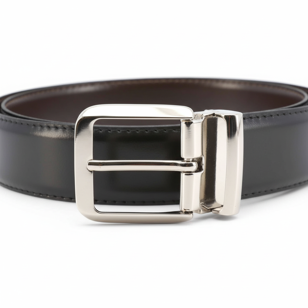 Ceinture Cuir Homme Ungaro Made in Italy - Marron Foncé - IMPOSE TON STYLL