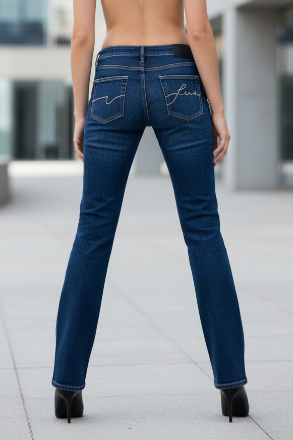 Jean Ungaro Fever Bleu  Premium - Coupe Moderne Femme - IMPOSE TON STYLL