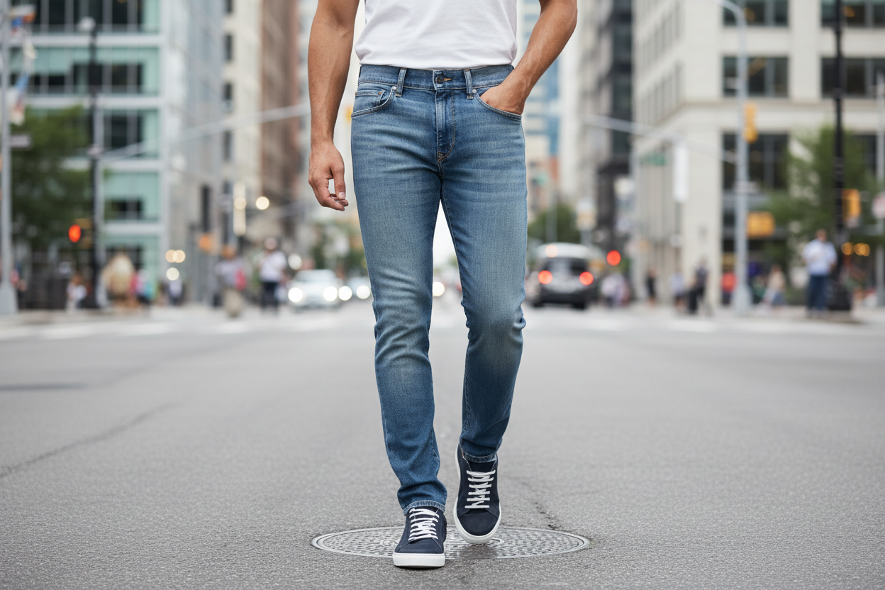 Jean Diesel D-STRUKT Homme Bleu - Denim Premium Stretch - IMPOSE TON STYLL