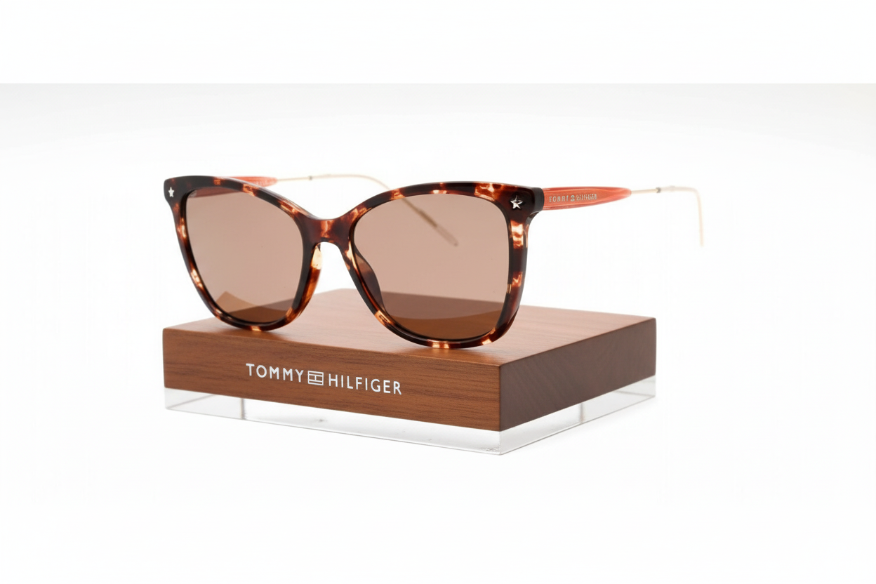 Lunettes de Soleil Tommy Hilfiger Femme - Monture Écaille Havane TH1647S - IMPOSE TON STYLL