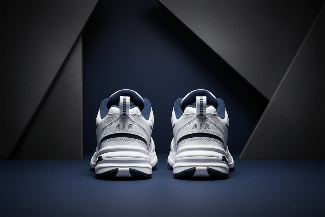 Nike Sneakers Homme Blanc - Baskets Cuir Premium 415445-102