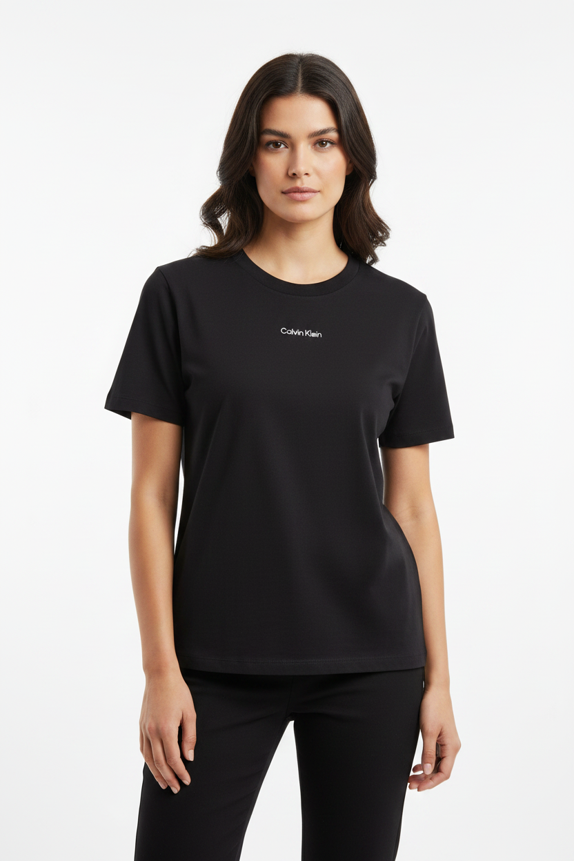 Front view CK SS 20s Classic Logo Tee