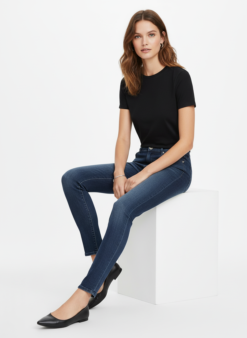 Jean Femme Calvin Klein Mid Rise Super Skinny W29xL32