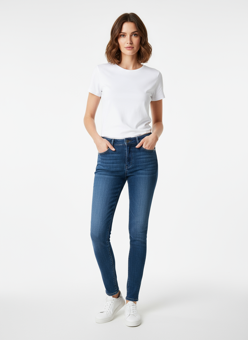 Jean Calvin Klein High Rise Skinny Infinite Flex Femme W28xL32