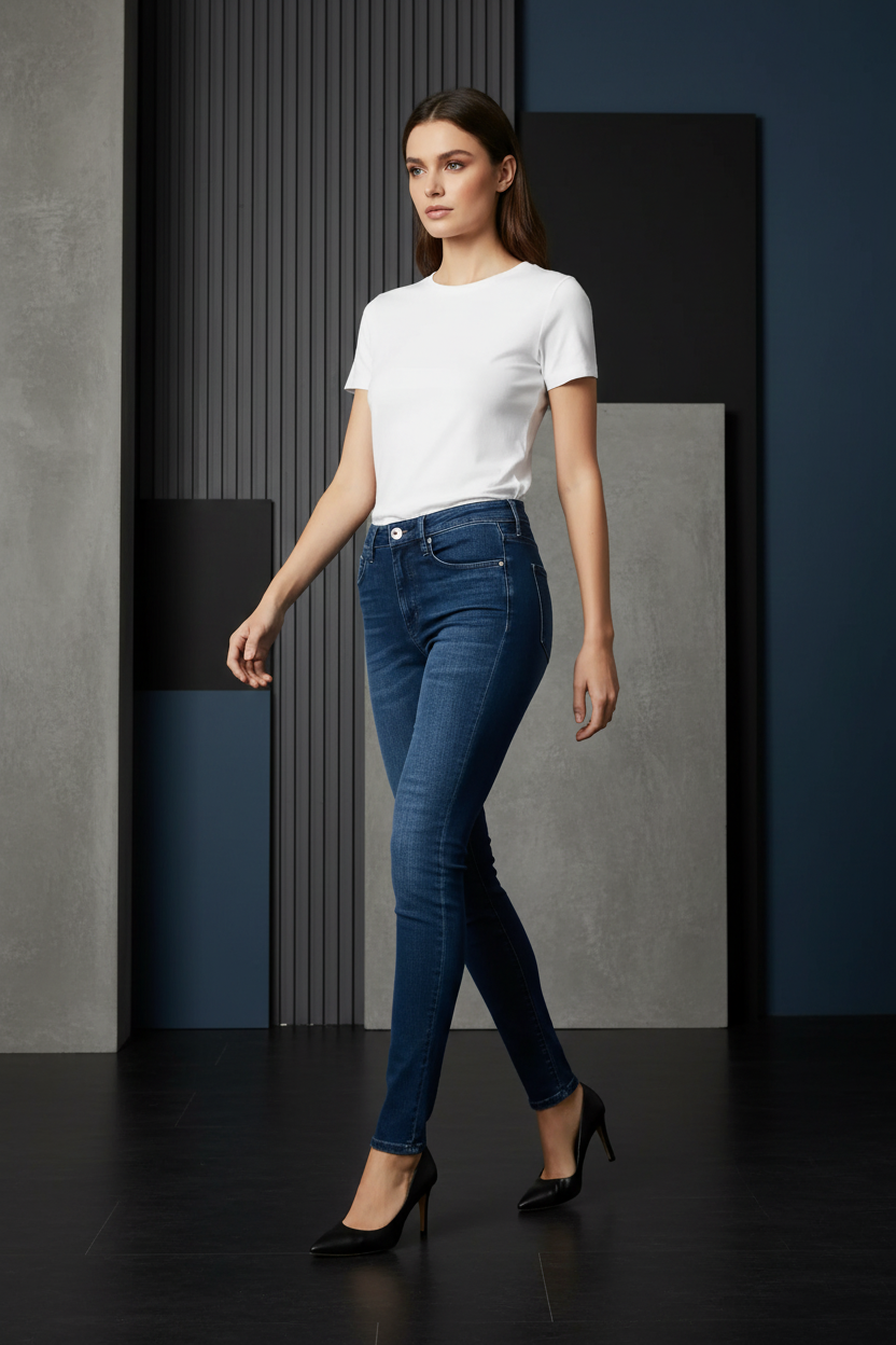 Jean Calvin Klein High Rise Skinny Infinite Flex Femme W28xL32 Calvin Klein