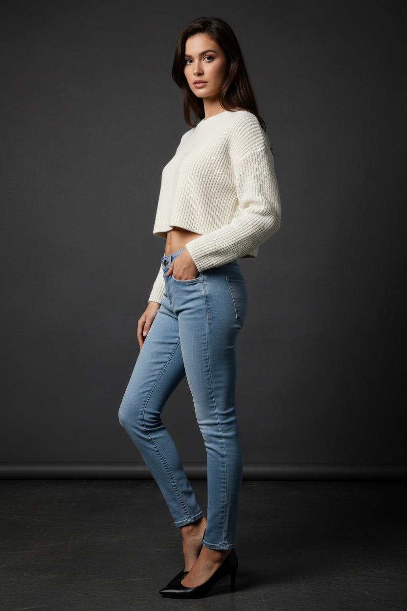 Tommy Jeans Nora Skinny – Angle 3/4
