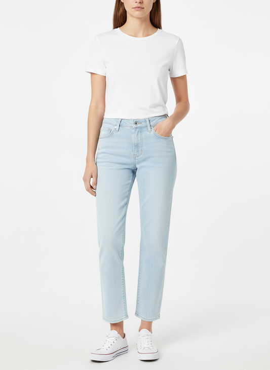 Jean CK straight bleu clair vue de face