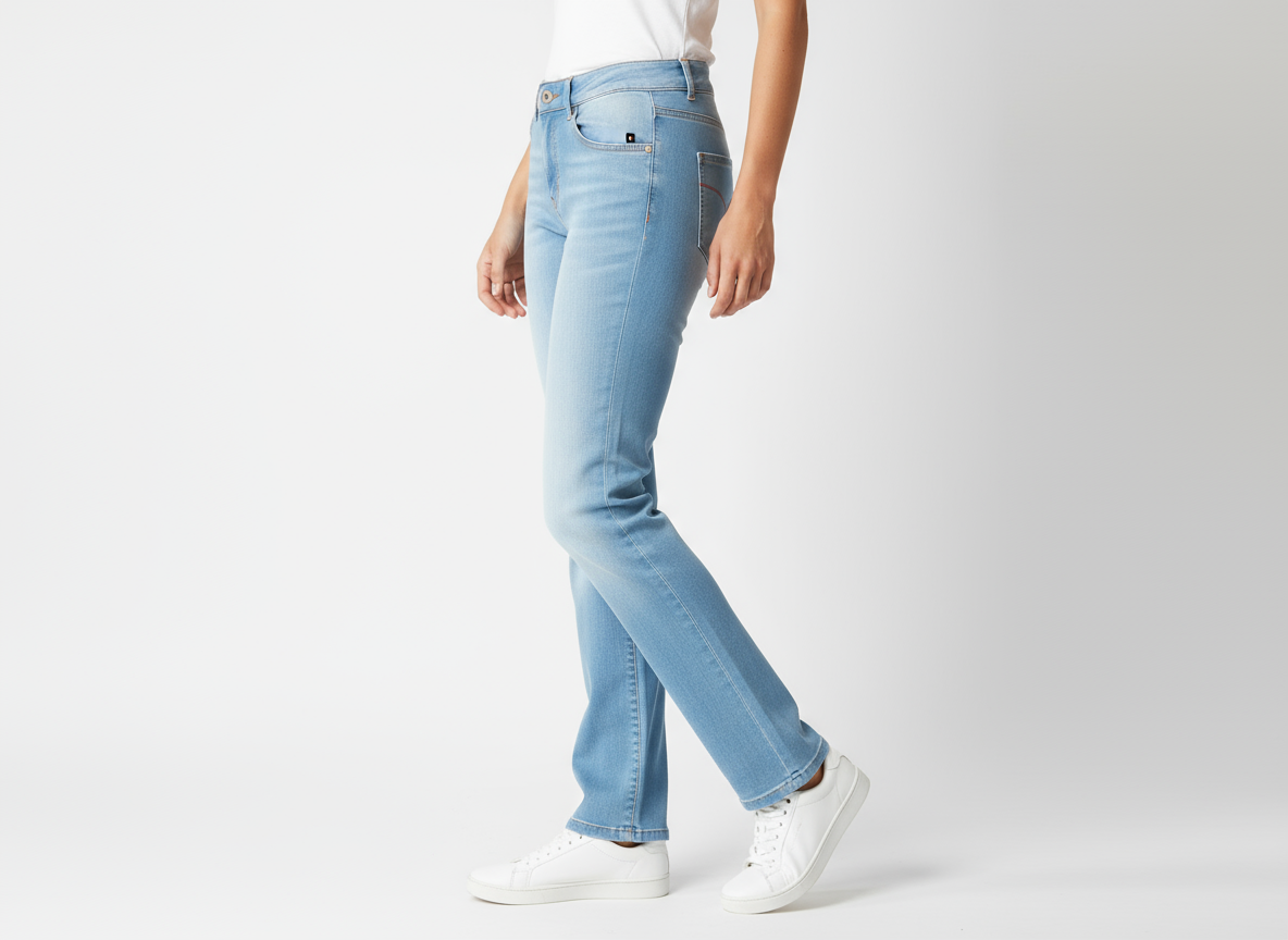 Jean CK vue de profil avec chaussures