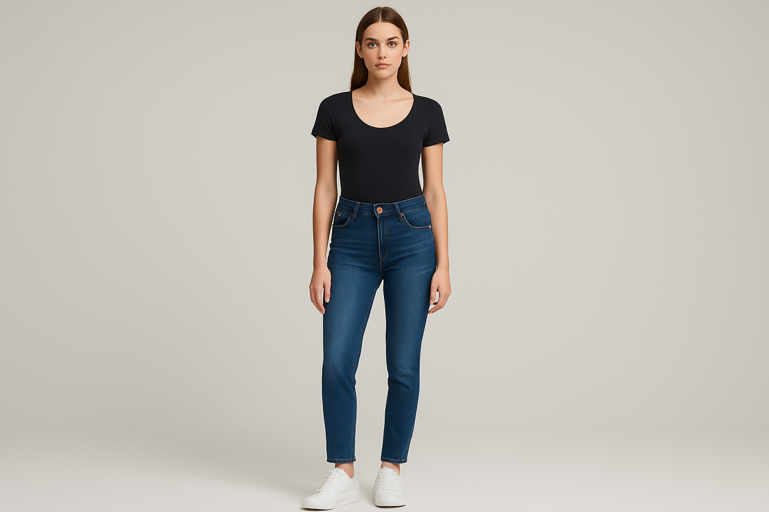 Jean porté par mannequin