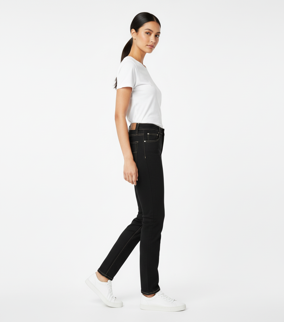 Jeans Calvin Klein noir - Vue de profil